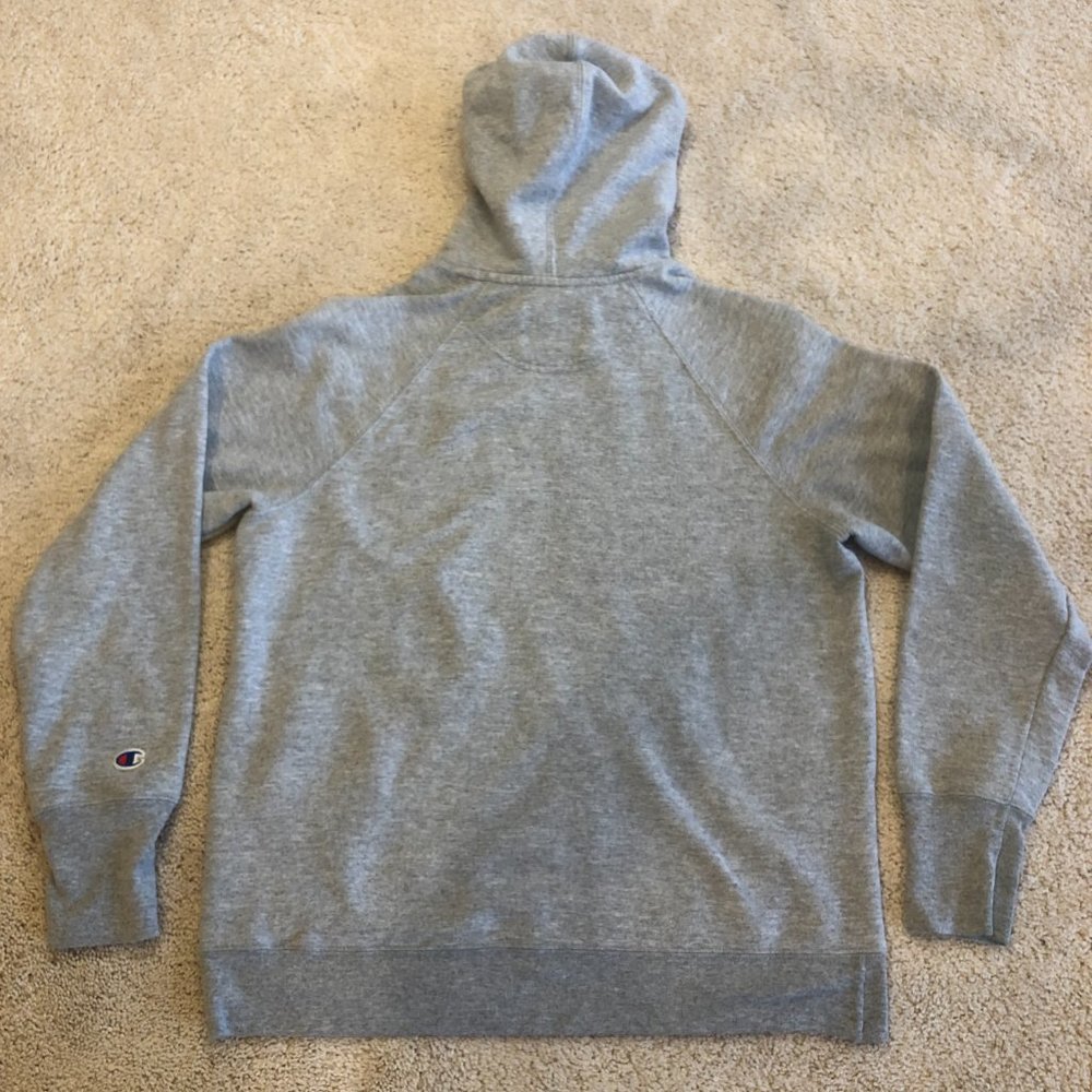 Women's Champion Gray Hoodie Sweatshirt - Picture 7 of 11